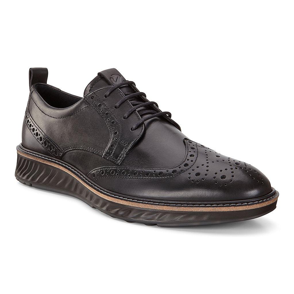 Ecco St.1 Hybrid Mens Derby Shoes In Black - India XCV-206493